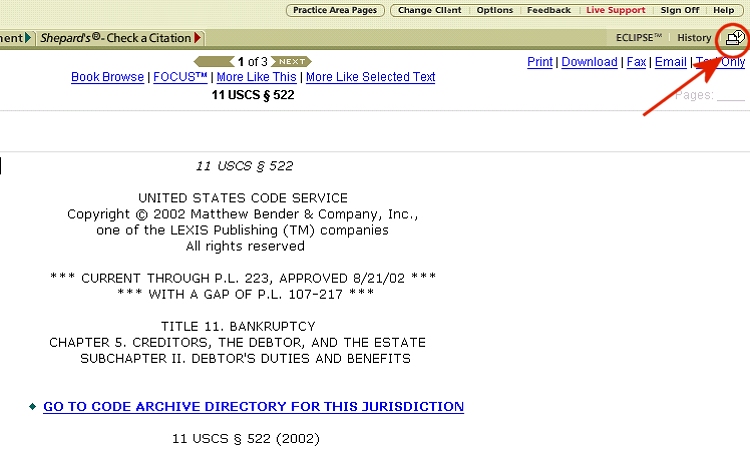 There is a printer icon link on the right hand side of the top toolbar.